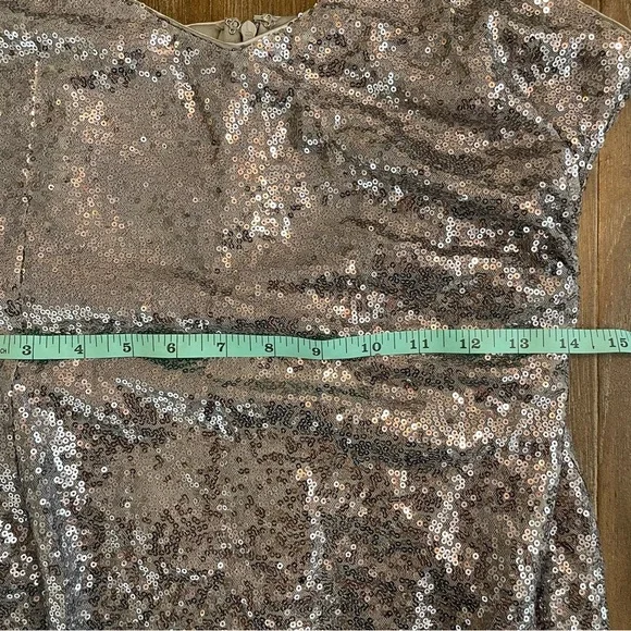 Lulus All Over Sequence Mini Dress Asymmetrical Bodycon Sparkly Women’s M - Picture 5 of 9